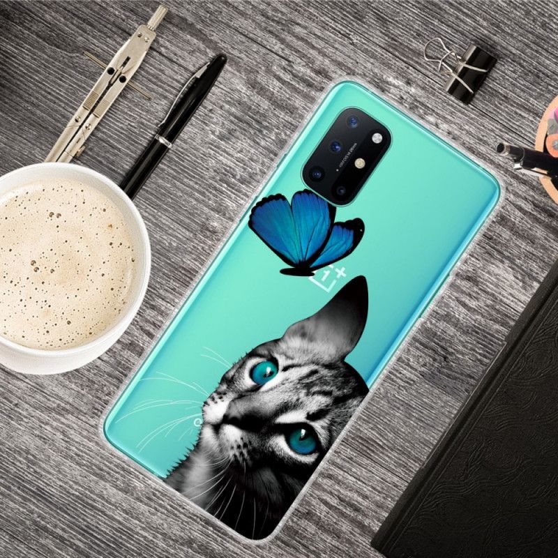 Coque Oneplus 8t Chat Et Papillon