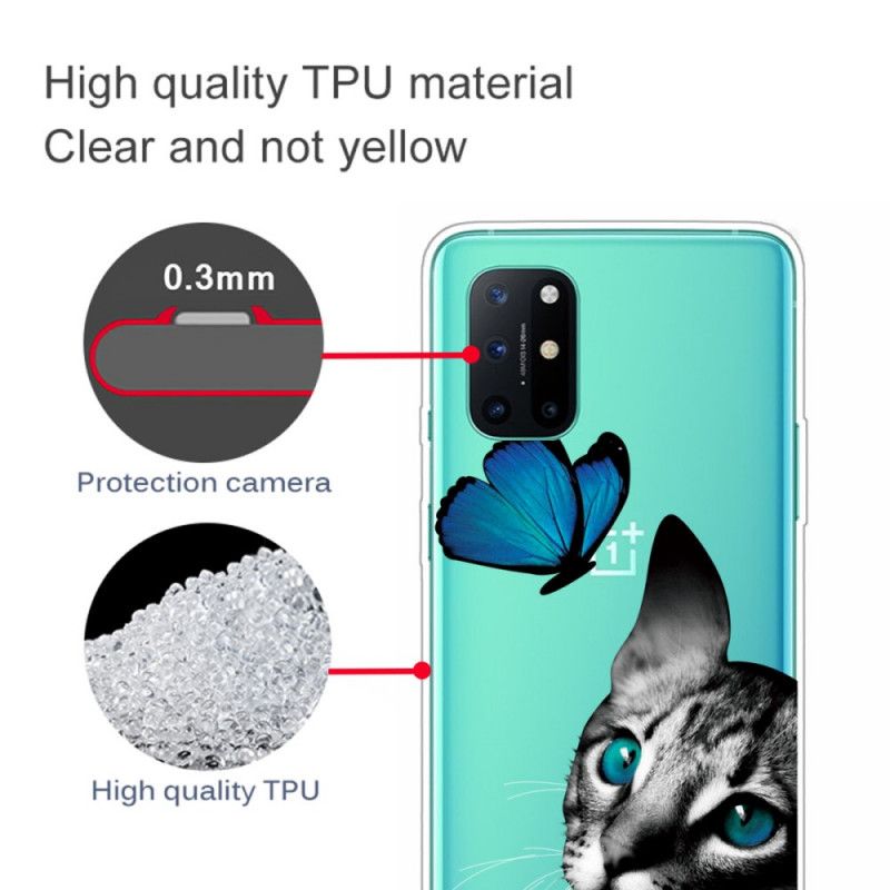 Coque Oneplus 8t Chat Et Papillon