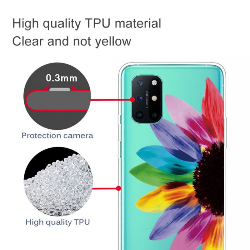 Coque Oneplus 8t Fleur Colorée