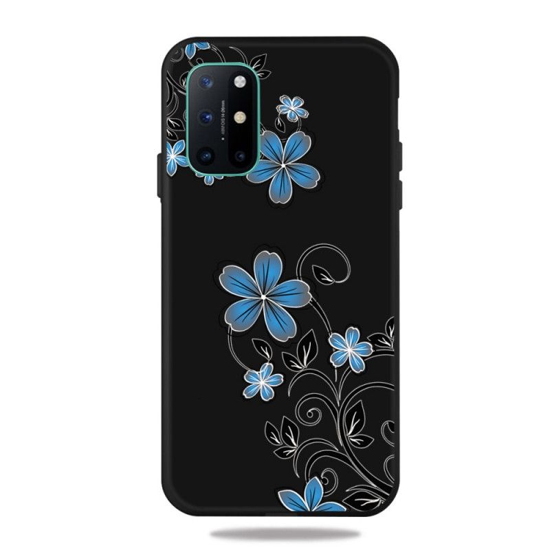 Coque Oneplus 8t Fleurs Bleues