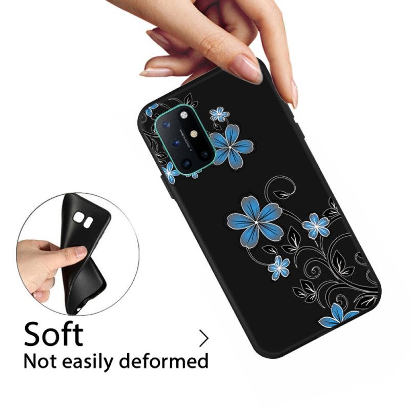 Coque Oneplus 8t Fleurs Bleues