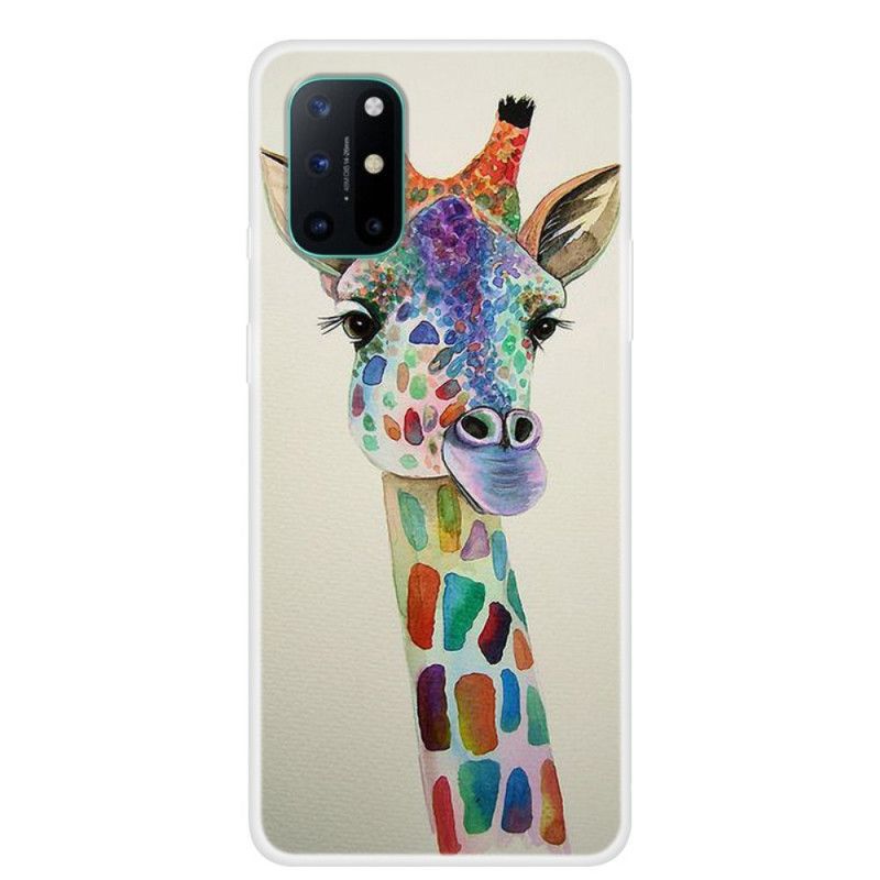 Coque Oneplus 8t Girafe Colorée