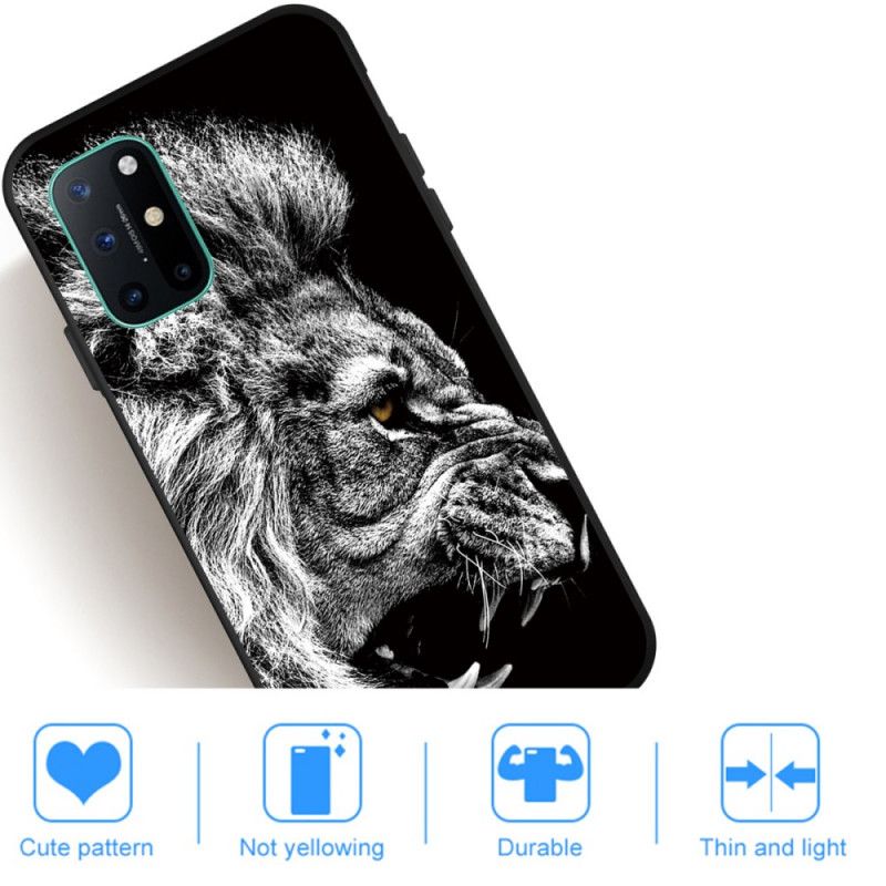 Coque Oneplus 8t Lion Féroce