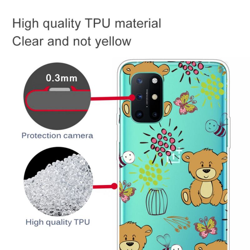 Coque Oneplus 8t Oursons Et Abeilles