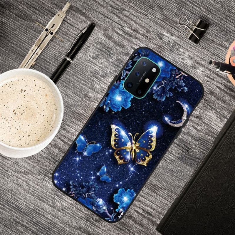 Coque Oneplus 8t Papillon D'or