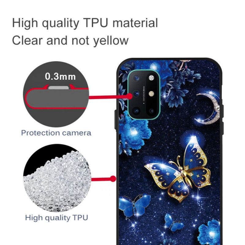 Coque Oneplus 8t Papillon D'or