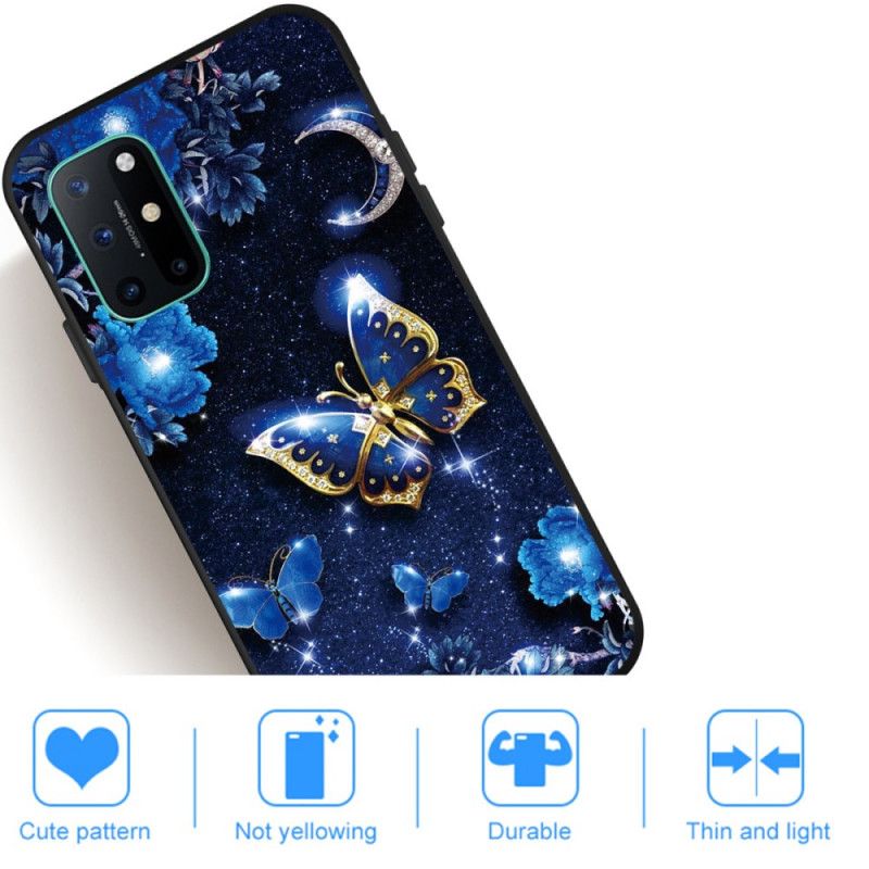 Coque Oneplus 8t Papillon D'or