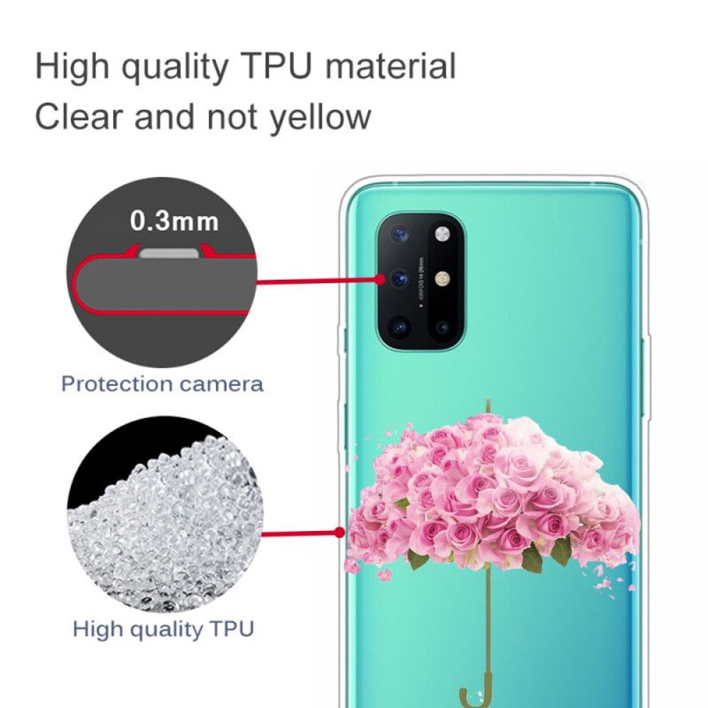 Coque Oneplus 8t Parapluie En Roses