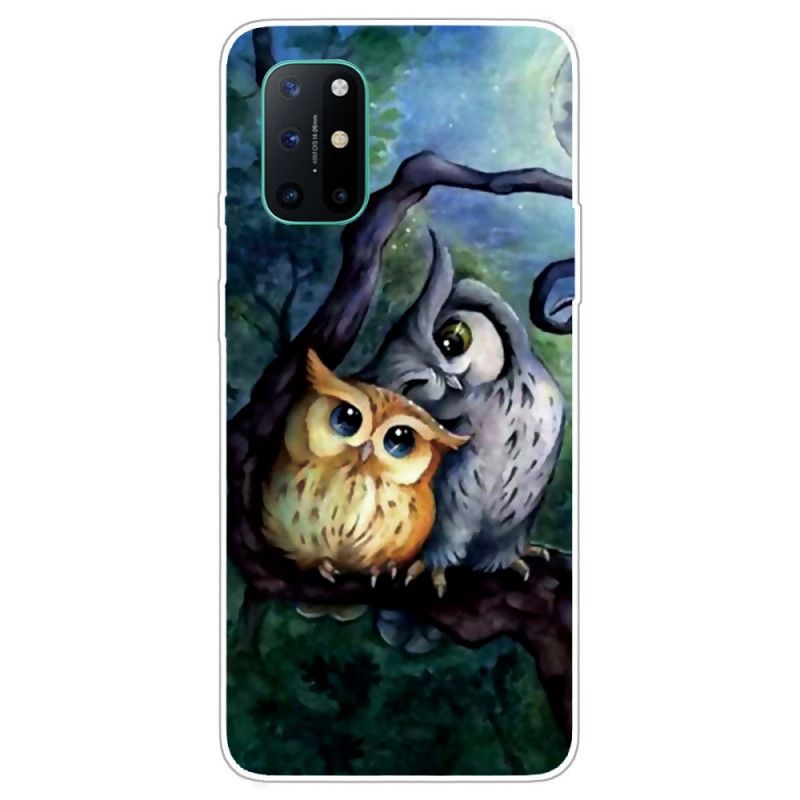 Coque Oneplus 8t Peinture Hiboux