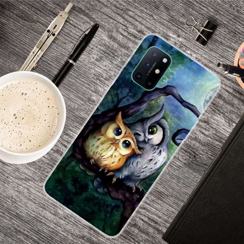 Coque Oneplus 8t Peinture Hiboux