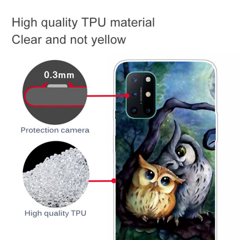 Coque Oneplus 8t Peinture Hiboux