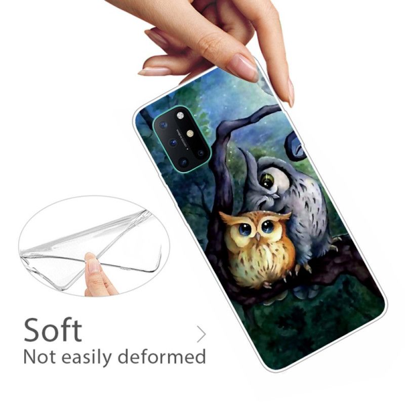 Coque Oneplus 8t Peinture Hiboux