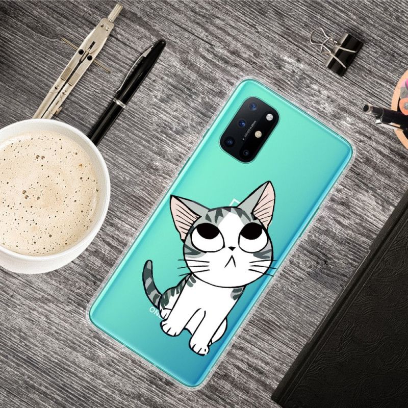 Coque Oneplus 8t Regarde Le Chat Gris