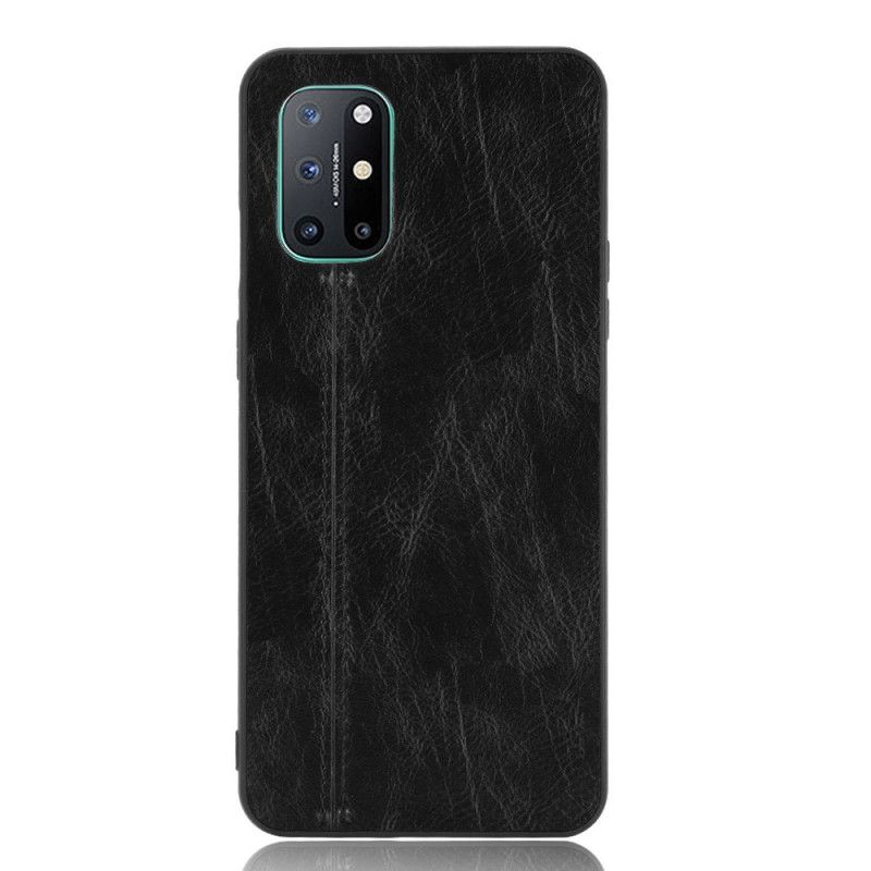 Coque Oneplus 8t Style Cuir Coutures