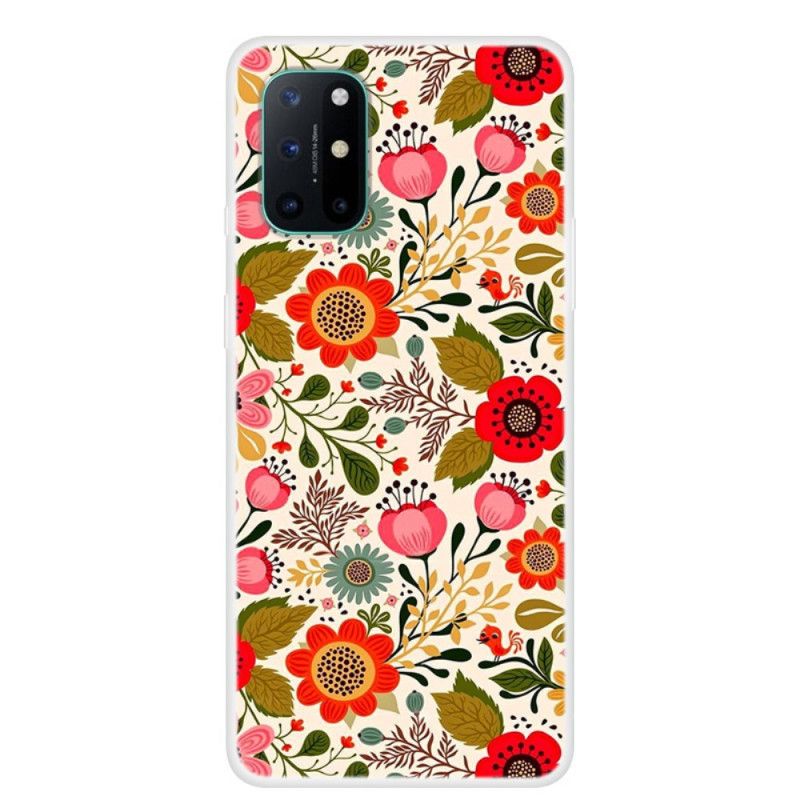 Coque Oneplus 8t Tapisserie Fleurie