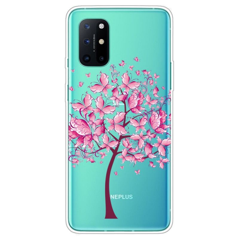 Coque Oneplus 8t Transparente Arbre À Papillons