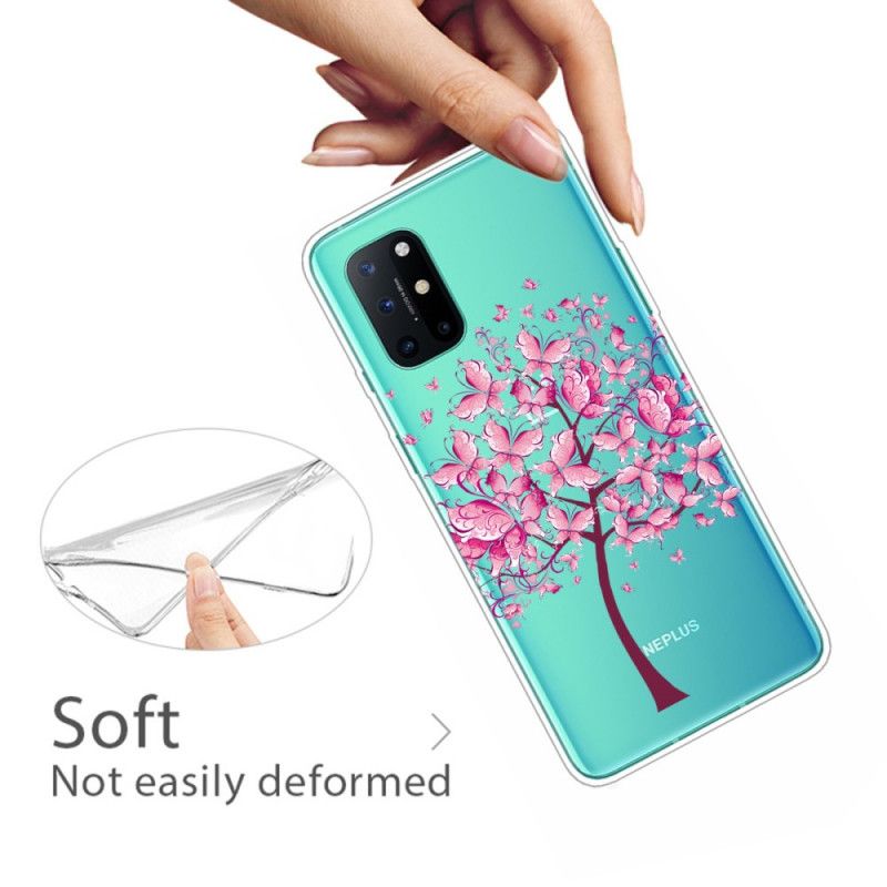 Coque Oneplus 8t Transparente Arbre À Papillons