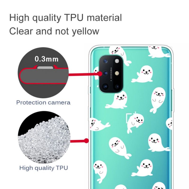 Coque Oneplus 8t Transparente Otaries Fun