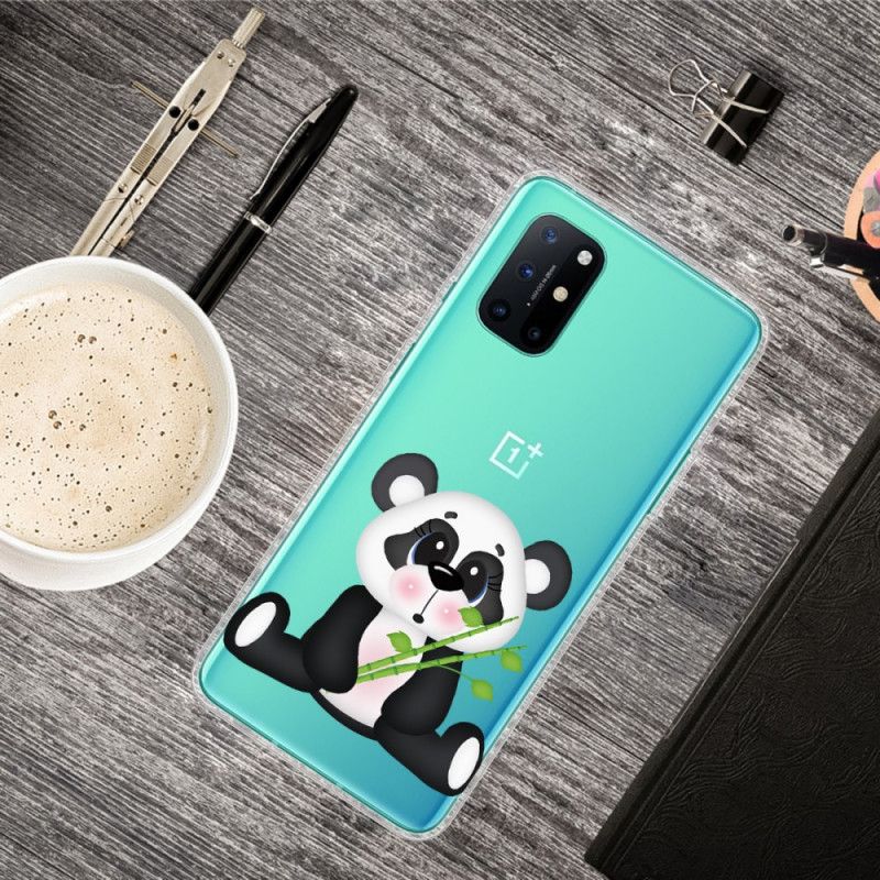 Coque Oneplus 8t Transparente Panda Triste