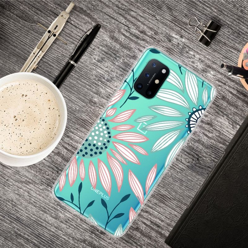 Coque Oneplus 8t Transparente Une Fleur