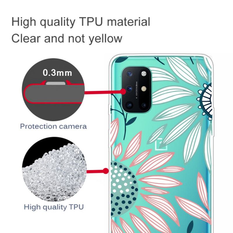 Coque Oneplus 8t Transparente Une Fleur