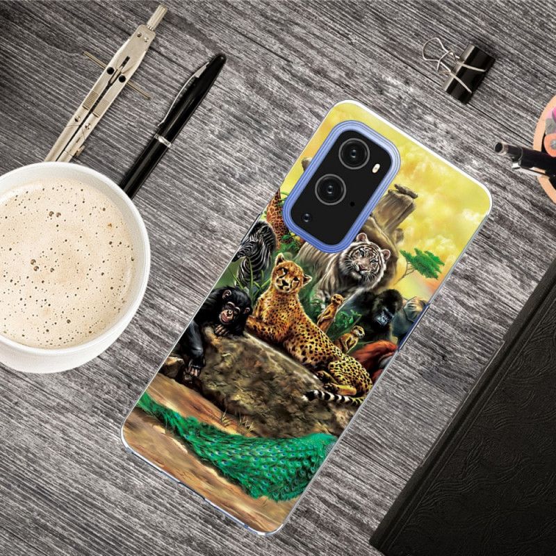 Coque Oneplus 9 Animaux Safari