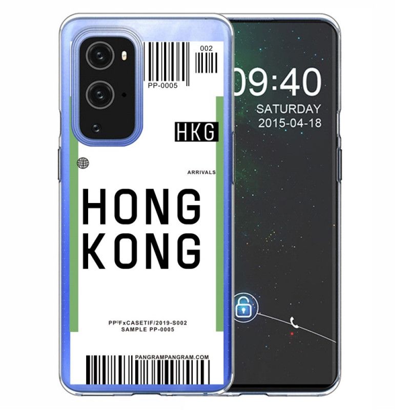 Coque Oneplus 9 Boarding Pass To Hong Kong