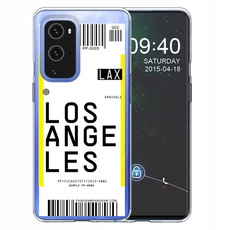 Coque Oneplus 9 Boarding Pass To Los Angeles