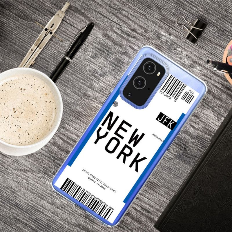 Coque Oneplus 9 Boarding Pass To New York