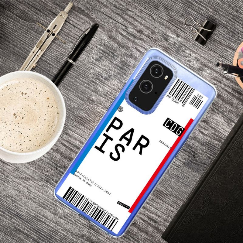 Coque Oneplus 9 Boarding Pass To Paris