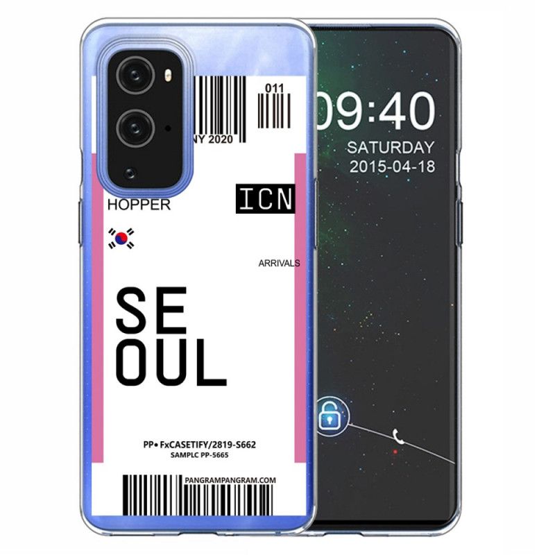 Coque Oneplus 9 Boarding Pass To Seoul