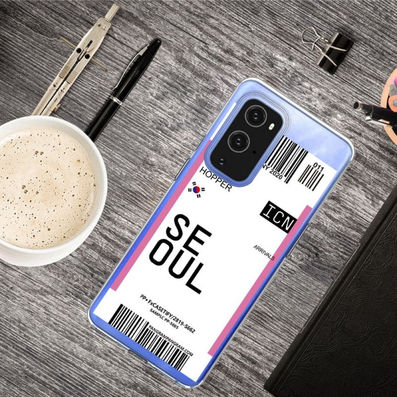 Coque Oneplus 9 Boarding Pass To Seoul