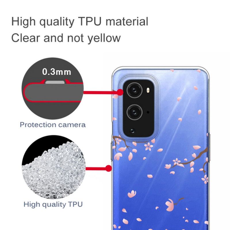 Coque Oneplus 9 Branches À Fleurs