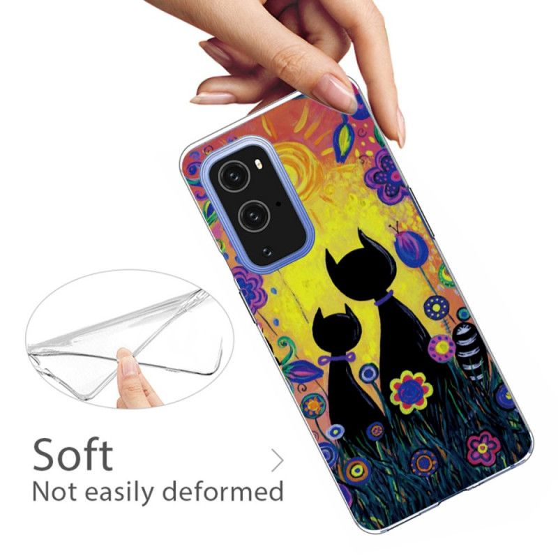 Coque Oneplus 9 Chat Cartoon