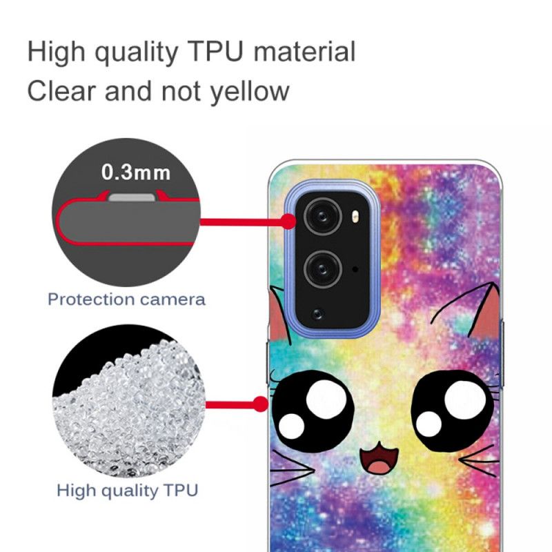 Coque Oneplus 9 Chat Cartoon