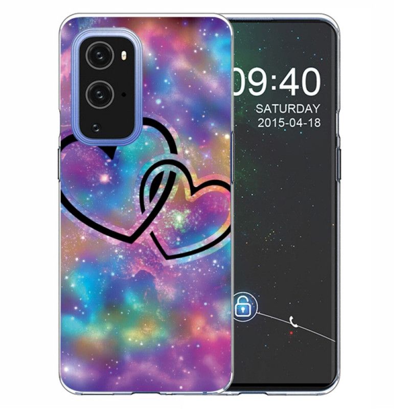 Coque Oneplus 9 Coeurs Enchaînés