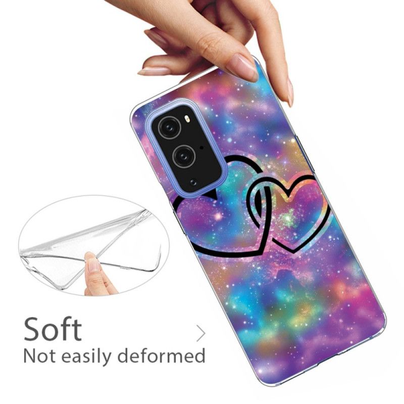 Coque Oneplus 9 Coeurs Enchaînés