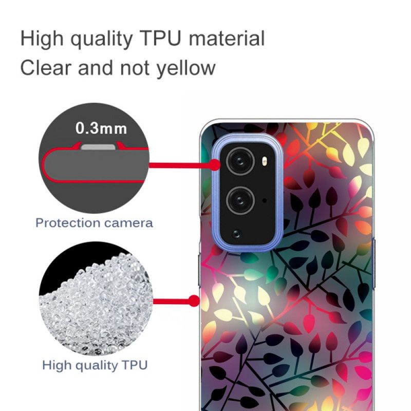 Coque Oneplus 9 Feuilles