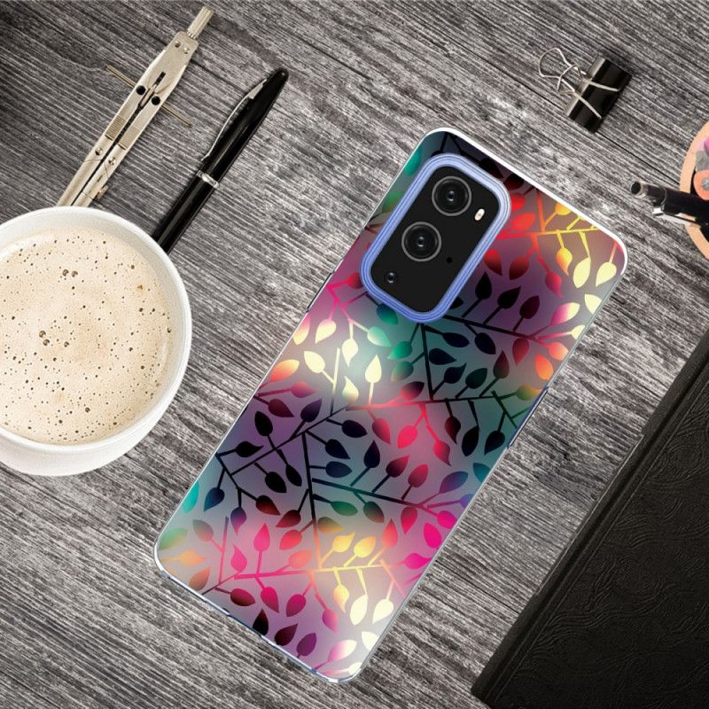 Coque Oneplus 9 Feuilles