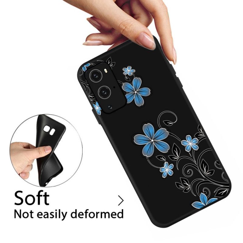 Coque Oneplus 9 Fleurs Bleues