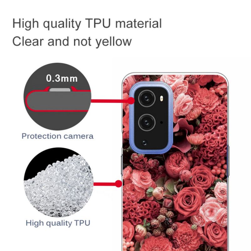 Coque Oneplus 9 Fleurs Intenses