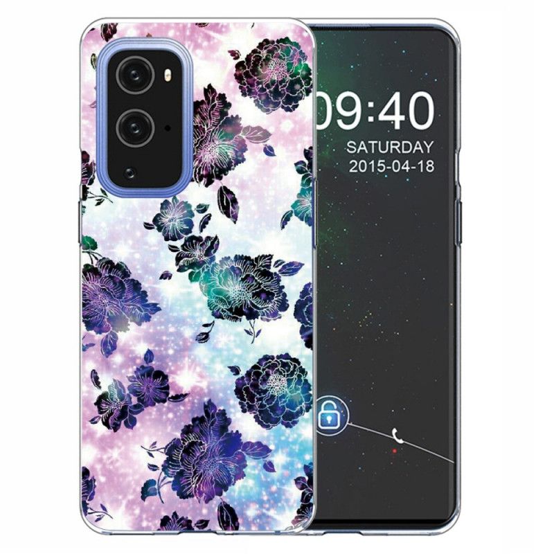 Coque Oneplus 9 Fleurs Vintage Colorées