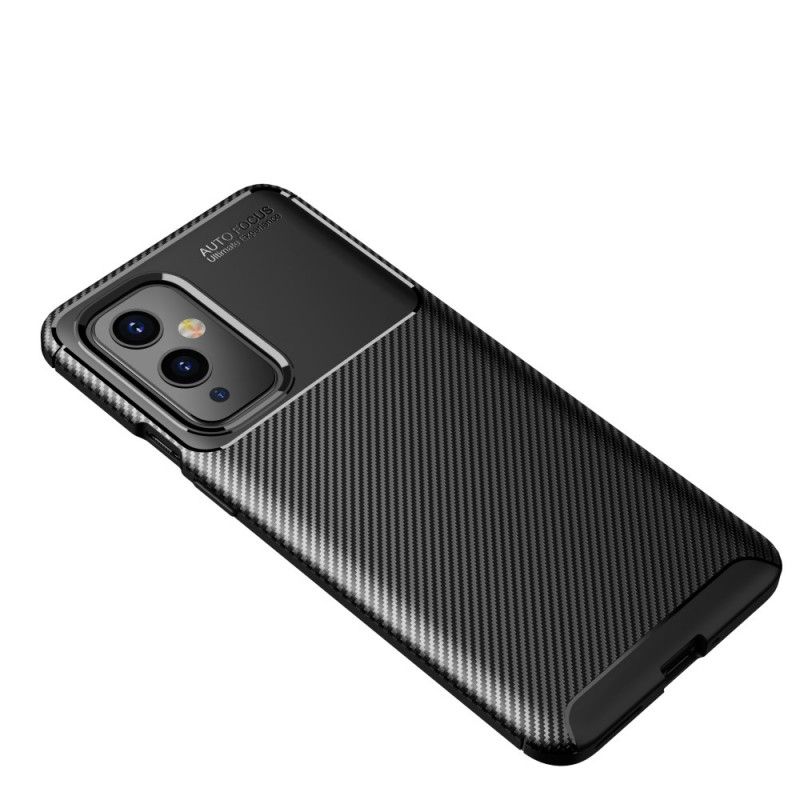 Coque Oneplus 9 Flexible Texture Fibre Carbone