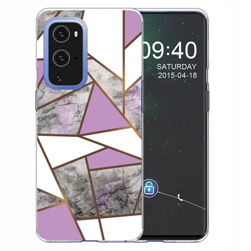 Coque Oneplus 9 Marbre Géométrique