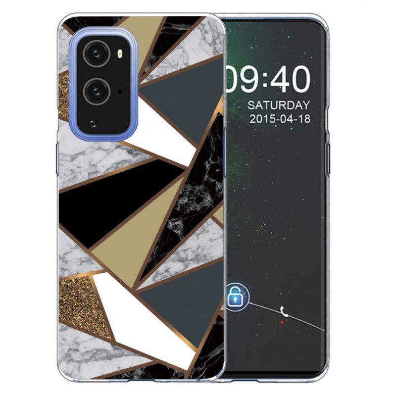 Coque Oneplus 9 Marbre Géométrique