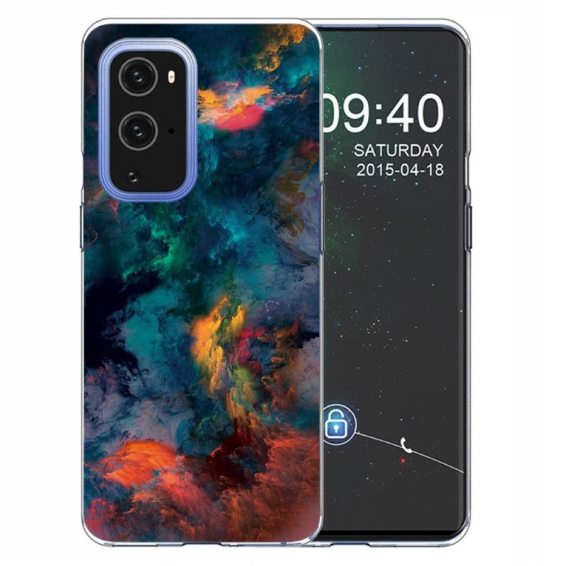 Coque Oneplus 9 Nuages Colorés