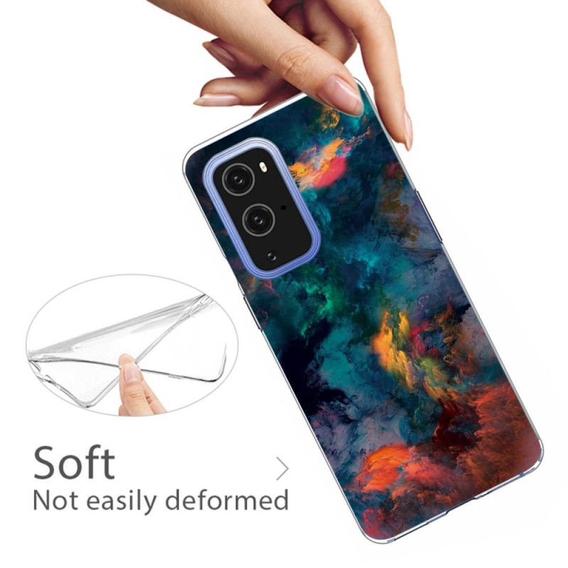 Coque Oneplus 9 Nuages Colorés