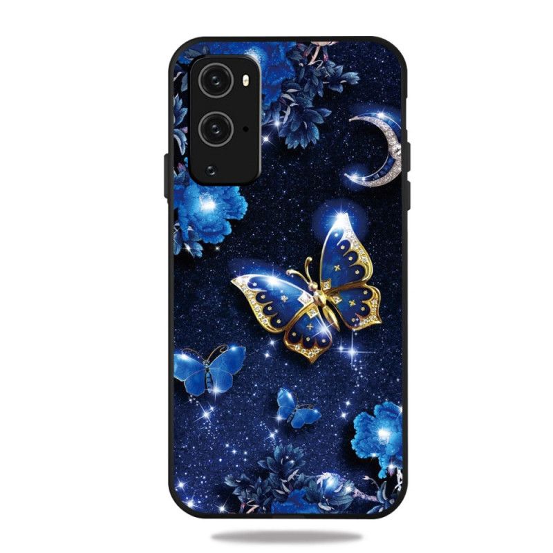 Coque Oneplus 9 Papillon D'or