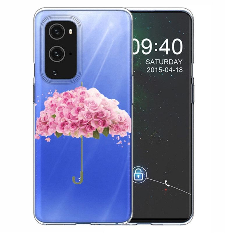 Coque Oneplus 9 Parapluie En Roses