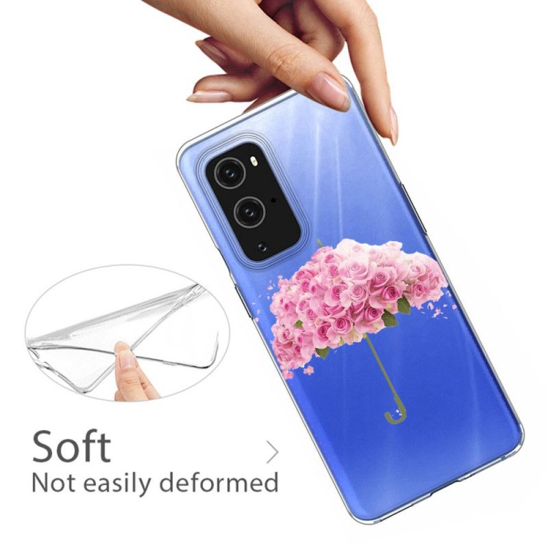 Coque Oneplus 9 Parapluie En Roses